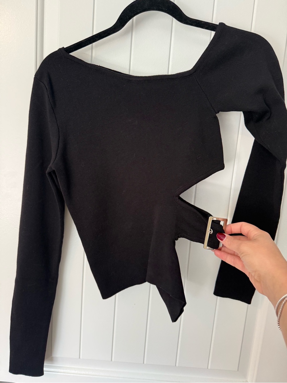 Revolve Romina Long Sleeve Top with Buckle Superdown